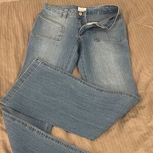 Seventeen Y2K Vintage Flare Blue Jeans